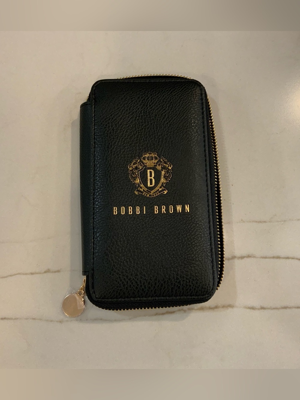 BOBBI BROWN Black Zip Cosmetic Case